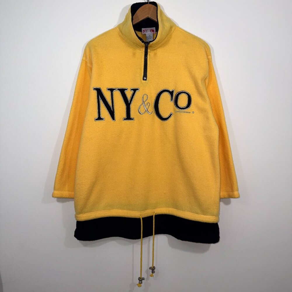 Vintage 1990s NYC & Co Pullover Oversized Colorblock Sweater Size XS